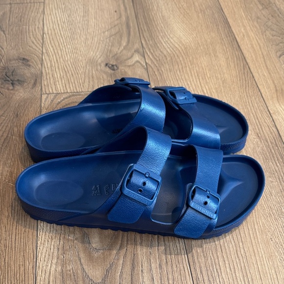 Birkenstock Arizona Essentials EVA Navy Blue Size EU41 US8/10 Unisex Sandals - Picture 1 of 5